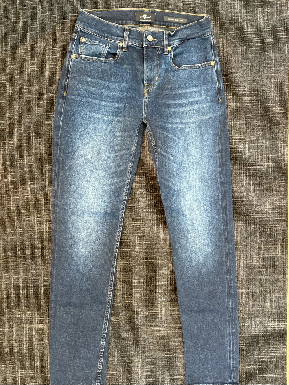 Seven7 Men's Skinny Jeans in Washed Blue